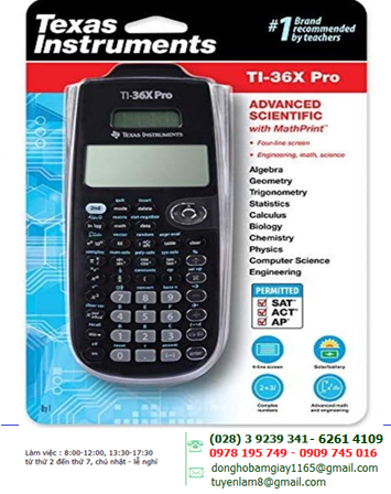 TI-36X PRO, Máy tính khoa học lập trình Texas Instruments TI-36X PRO dành cho Học Sinh-SInh viên-Giáo Viên | CÒN HÀNG 